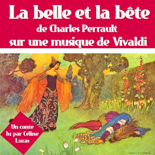 audiobook cover of La belle et la bête, by Jeanne-Marie Leprince de Beaumont