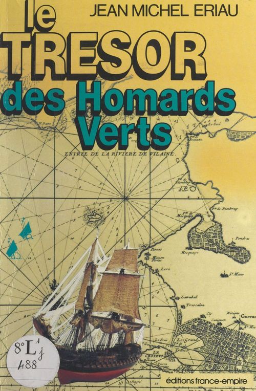 ebook cover of Le trésor des homards verts, by Jean-Michel Eriau