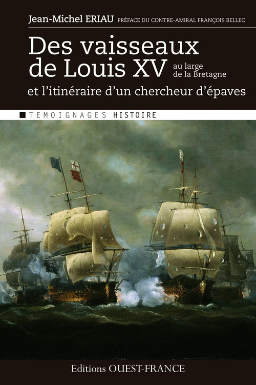 ebook cover of Des vaisseaux de Louis XV au large de la Bretagne, by Jean-michel Eriau