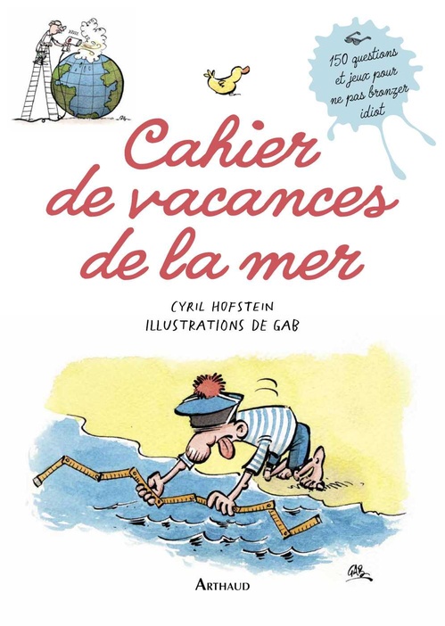 ebook cover of Cahier de vacances de la mer, by Cyril Hofstein
