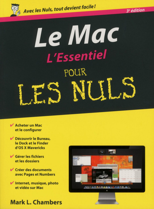 Couverture ebook de Le Mac, 3e Essentiel pour les Nuls, de Mark L. Chambers