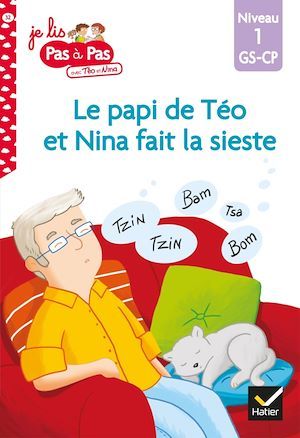 ebook cover of Téo et Nina GS-CP Niveau 1 - Le papi de Téo et Nina fait la sieste, by Isabelle Chavigny, Marie-Hélène Van Tilbeurgh