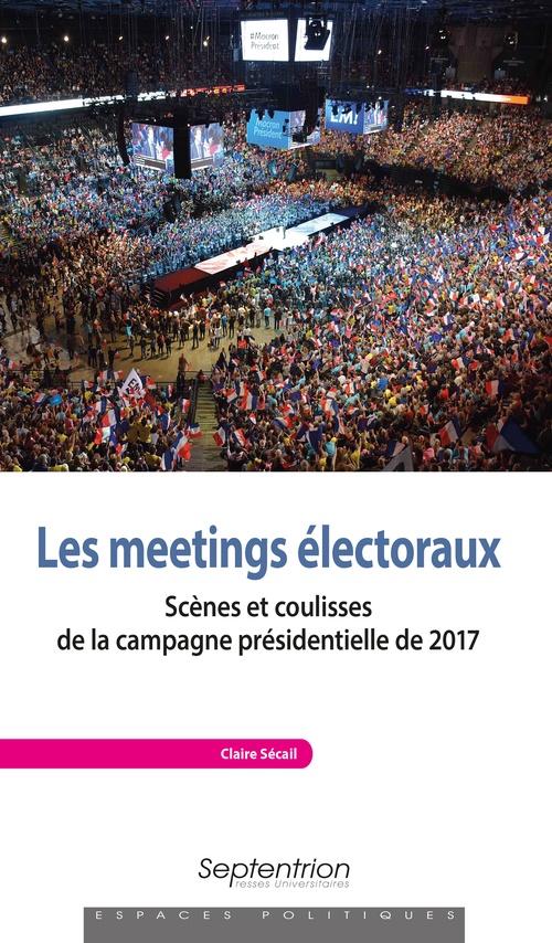 Couverture ebook de Les meetings électoraux, de Claire Sécail