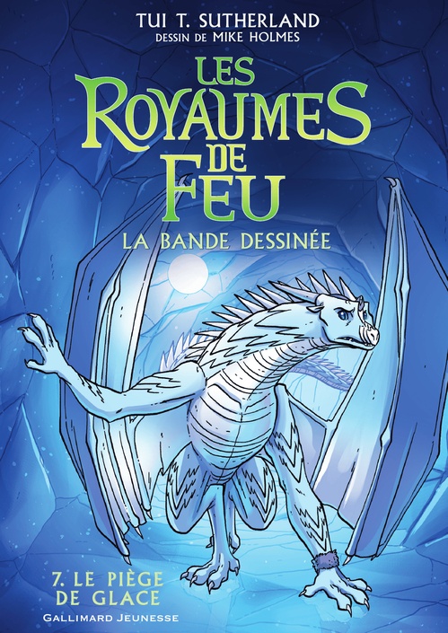 ebook cover of Les Royaumes de Feu. La bande dessinée (Tome 7) - Le piège de glace, by Tui T. Sutherland
