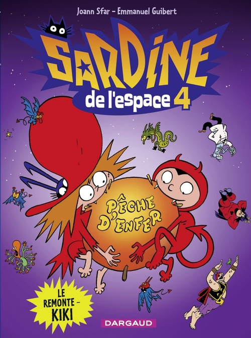 Couverture ebook de Sardine de l'espace - Tome 4 - Le remonte-kiki, de Joann Sfar, Emmanuel Guibert, Johann Sfar