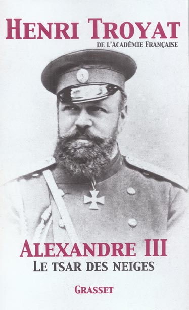 Couverture ebook de Alexandre III, de Henri Troyat