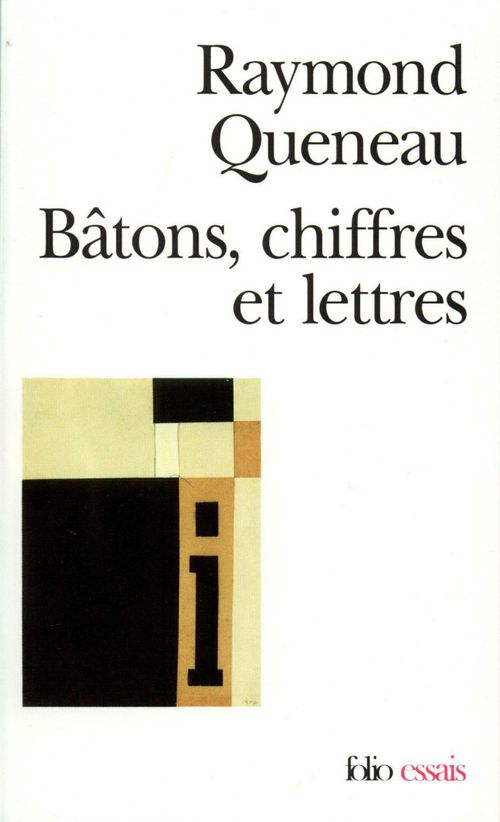 Couverture ebook de Bâtons, chiffres et lettres, de Raymond Queneau