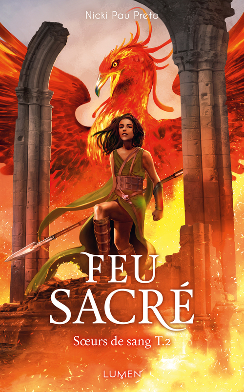 ebook cover of Soeurs de sang - Tome 2 Feu sacré, by Nicki pau Preto