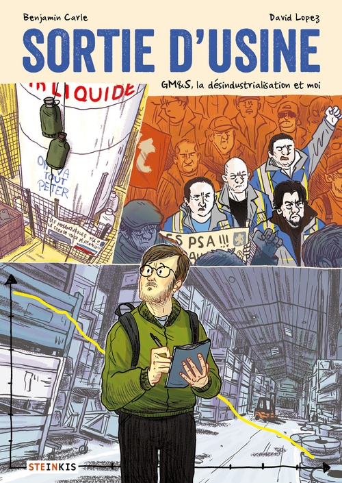 ebook cover of Sortie d'usine, by Benjamin Carle, David López