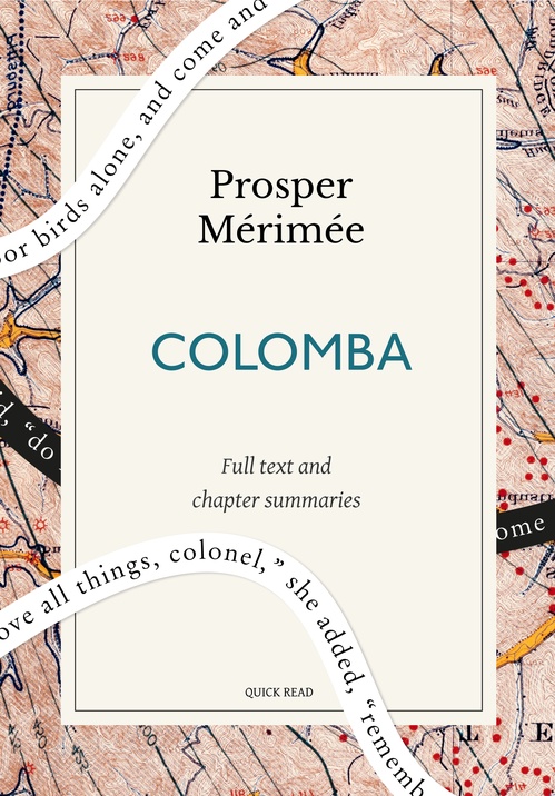 Couverture ebook de Colomba: A Quick Read edition, de Prosper Merimee, Quick Read