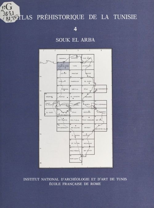 Couverture ebook de Atlas préhistorique de la Tunisie (4) : Souk el Arba, de Gabriel Camps, Mounira Harbi-Riahi