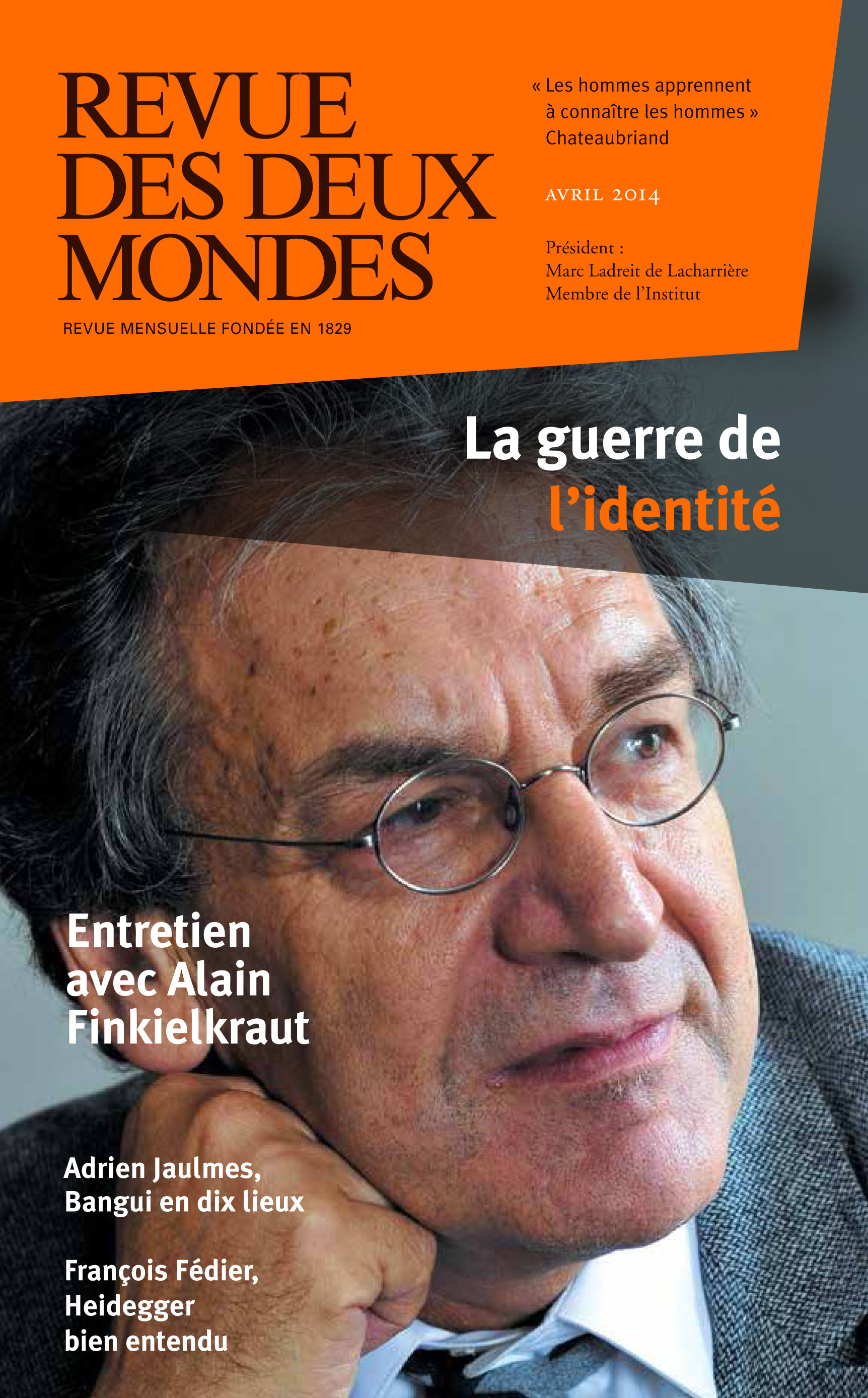 Couverture ebook de Revue des Deux Mondes avril 2014, de Collectif