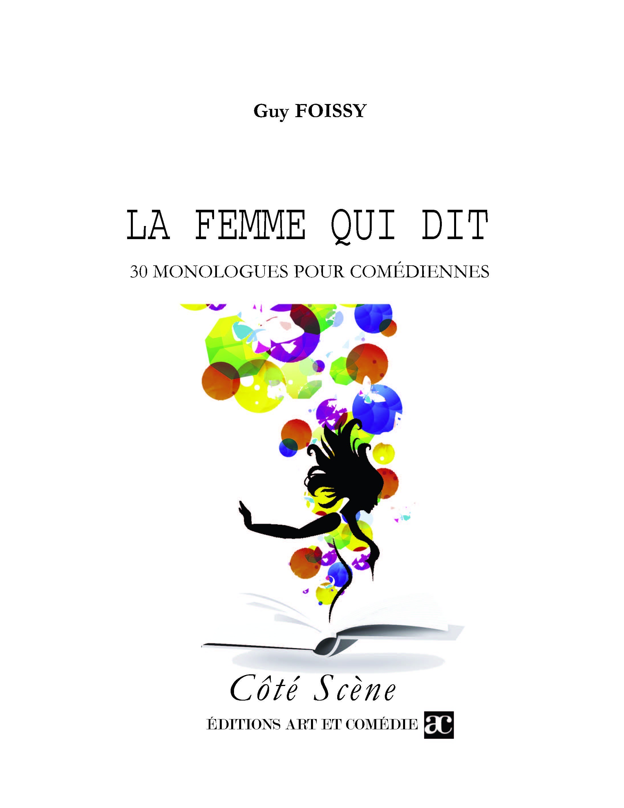 Couverture ebook de La femme qui dit, de Guy Foissy