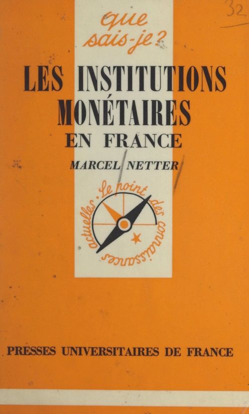 ebook cover of Les institutions monétaires en France, by Marcel Netter