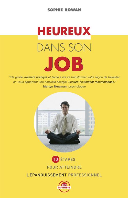 ebook cover of Heureux dans son job, by Sophie Rowan