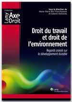 Couverture ebook de Droit du travail et droit de l'environnement, de Marie-pierre Blin-franchomme, Isabelle Desbarats