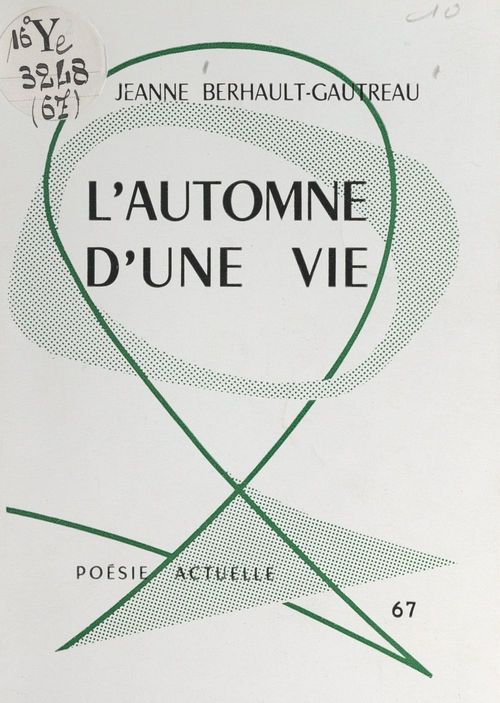 ebook cover of L'automne d'une vie, by Jeanne Berthault-Gautreau