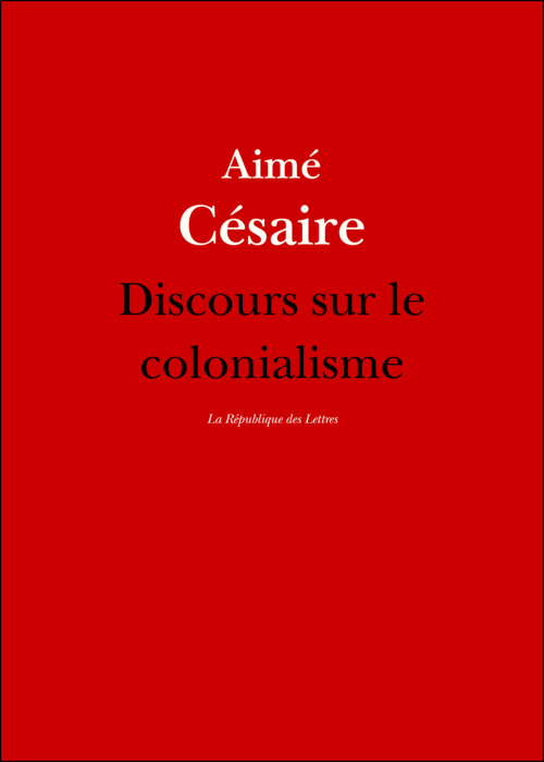 Couverture ebook de Discours sur le colonialisme, de Aimé Césaire