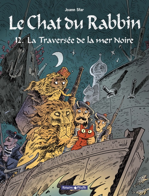 ebook cover of Le Chat du Rabbin  - Tome 12 - La Traversée de la mer Noire, by Joann Sfar