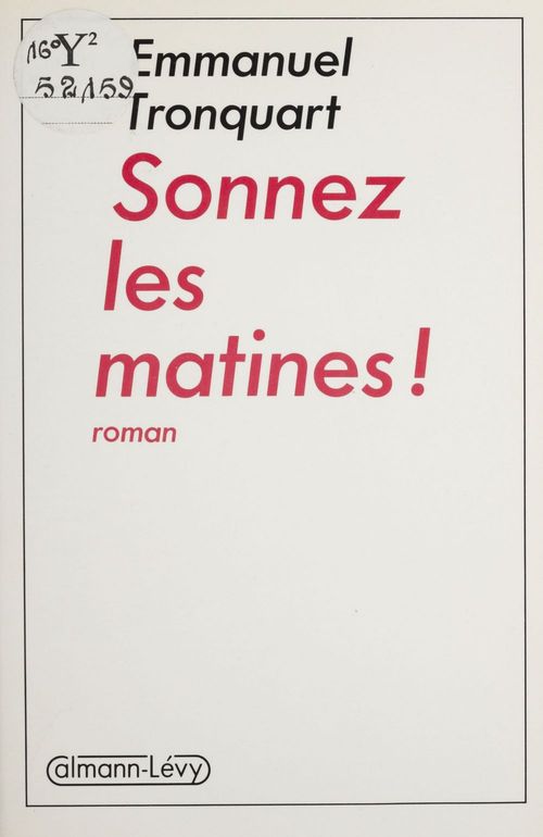 ebook cover of Sonnez les matines !, by Tronquart