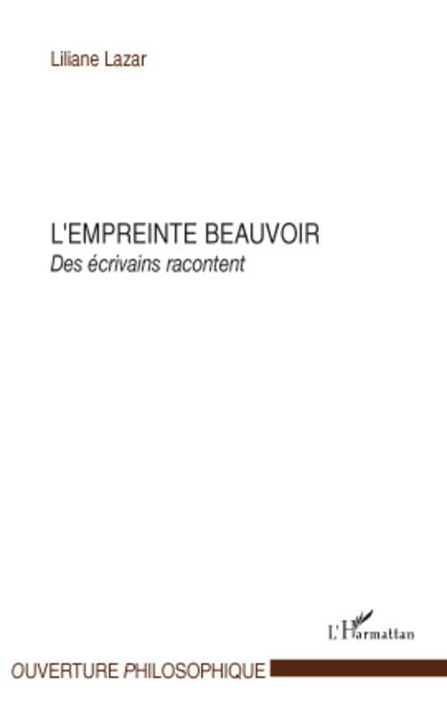 Couverture ebook de L'Empreinte Beauvoir, de Liliane Lazar