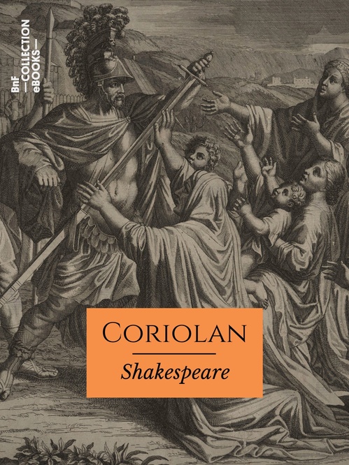 ebook cover of Coriolan, by Francois-Victor Hugo, William Shakespeare