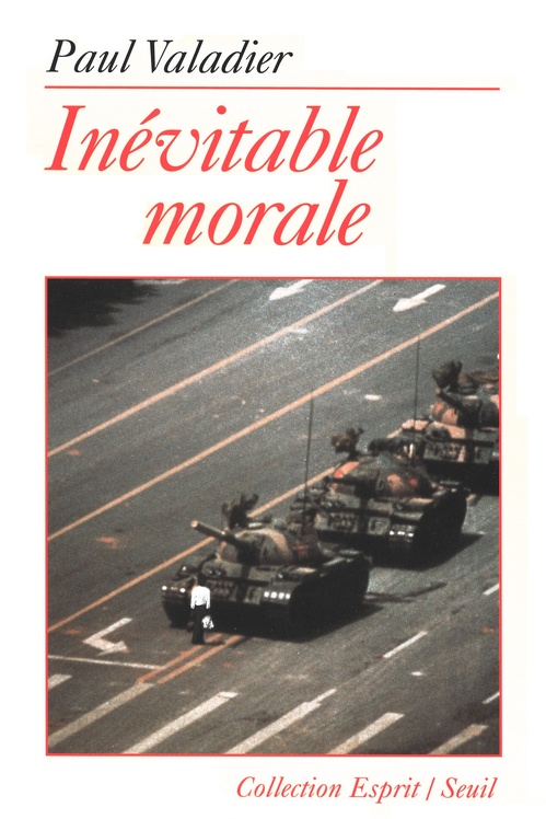 ebook cover of Inévitable Morale, by Paul Valadier