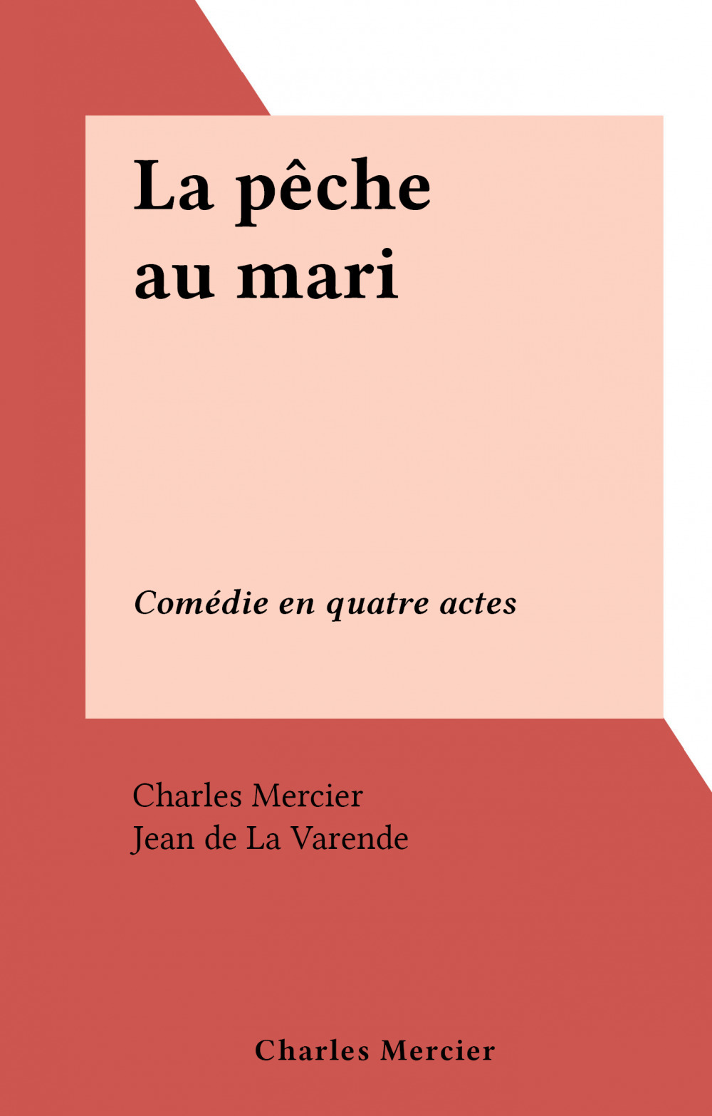 ebook cover of La pêche au mari, by Charles Mercier