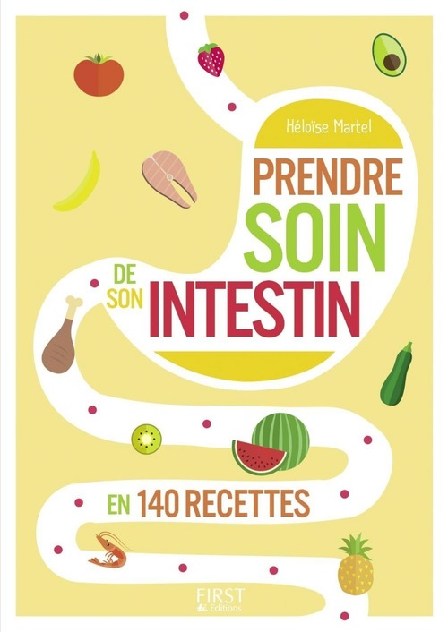 Couverture ebook de Petit livre de - Prendre soin de son intestin en 140 recettes, de Florence Le Bras, Héloïse Martel