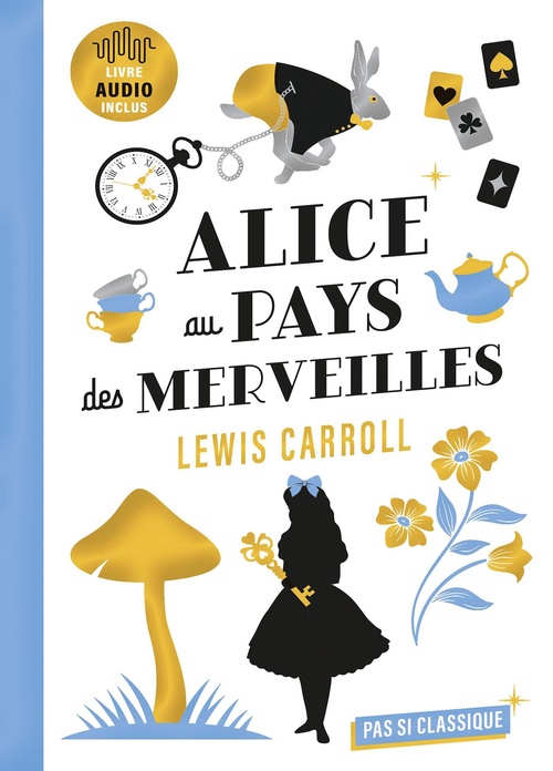 ebook cover of Alice au pays des merveilles, by Lewis Carroll