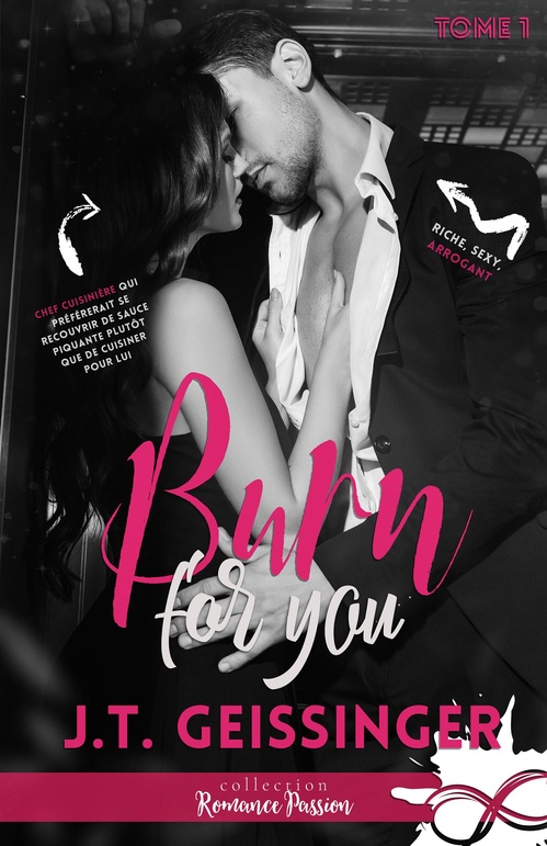 Couverture ebook de Burn for you, de J.T. Geissinger