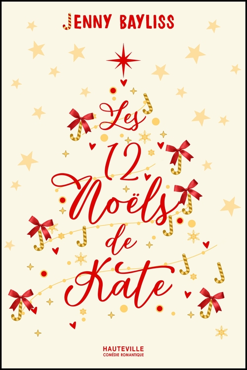 ebook cover of Les 12 Noëls de Kate, by Jenny Bayliss