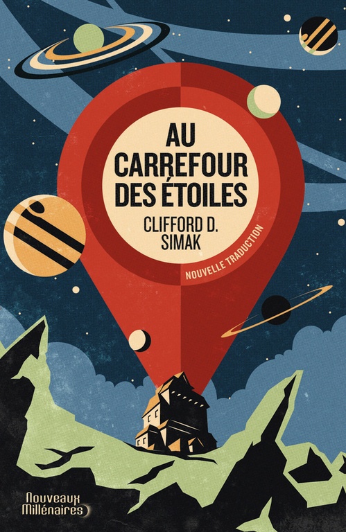 ebook cover of Au carrefour des étoiles, by Clifford D. Simak