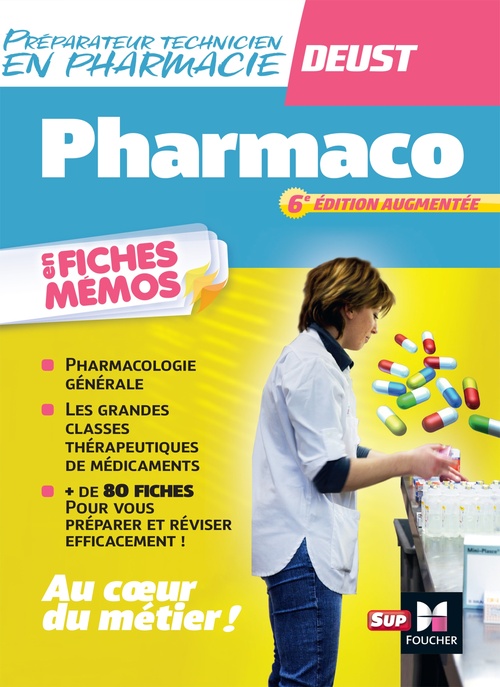 Couverture ebook de Préparateur / Technicien en pharmacie  - DEUST - 6e édition, de André Le Texier