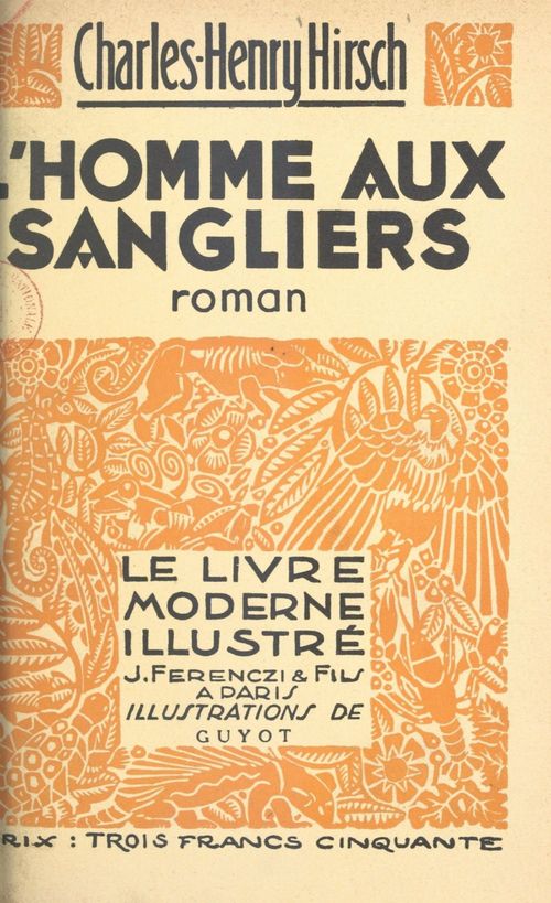 Couverture ebook de L'homme aux sangliers, de Charles-Henry Hirsch