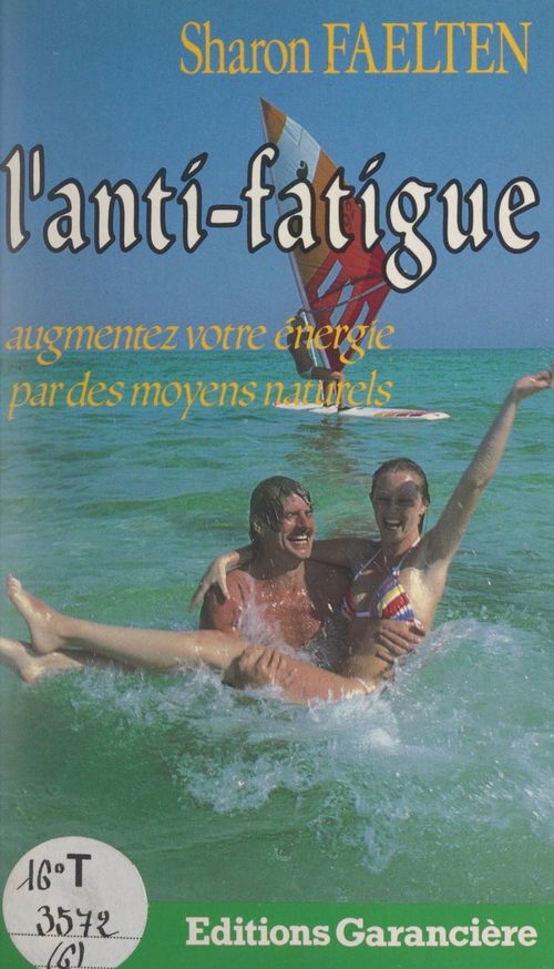 Couverture ebook de L'anti-fatigue, de Sharon Faelten
