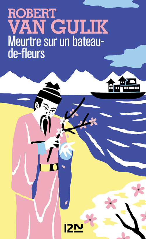 ebook cover of Meurtre sur un bateau-de-fleurs, by Robert Van Gulik, Roger Guerbet