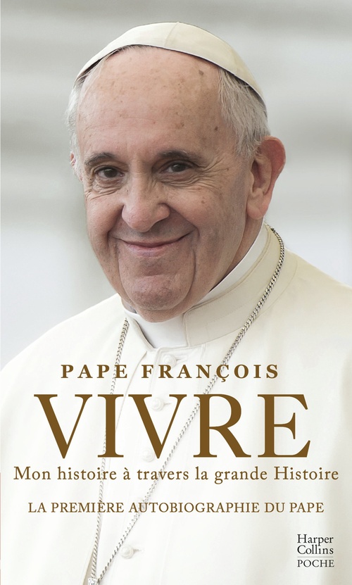 Couverture ebook de Vivre, de Pape François