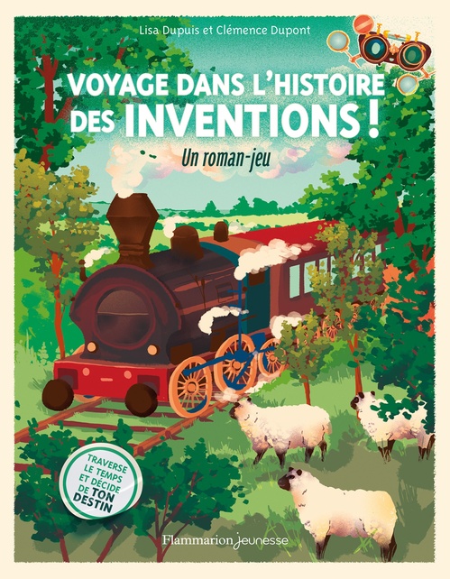 ebook cover of Voyage dans l'histoire des inventions !, by Lisa Dupuis, Clémence Dupont