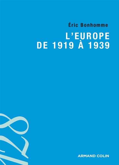ebook cover of L'Europe de 1919 à 1939, by Éric Bonhomme