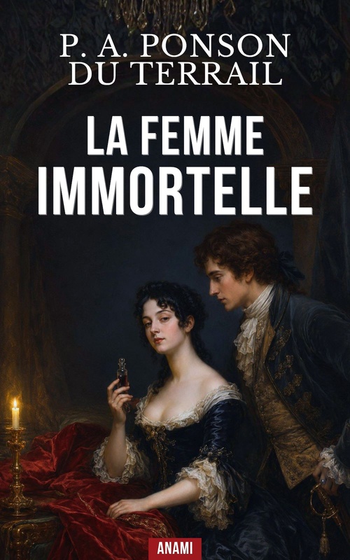 Couverture ebook de La femme immortelle, de Pierre Alexis Ponson du Terrail