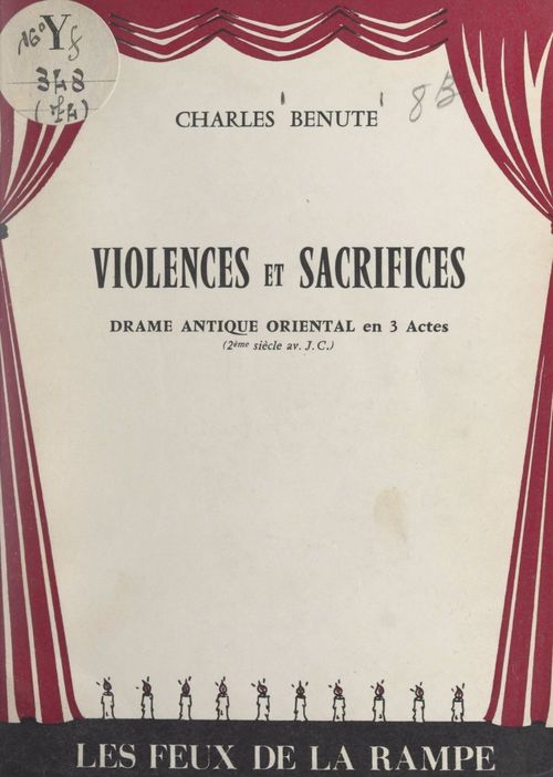 ebook cover of Violences et sacrifices, by Charles Benute
