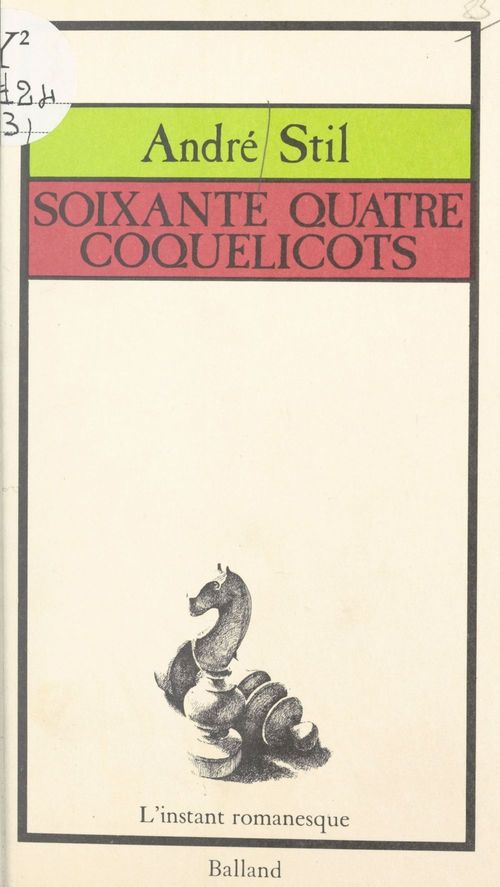 ebook cover of Soixante-quatre coquelicots, by Andre Stil