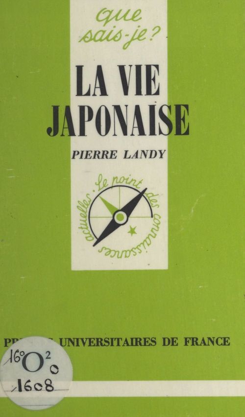 Couverture ebook de La vie japonaise, de Pierre Landy