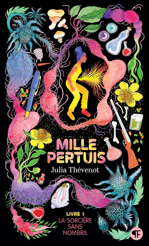 ebook cover of Mille Pertuis (Tome 1) - La sorcière sans nombril, by Julia Thévenot