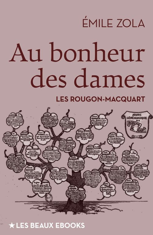 ebook cover of Au bonheur des dames, by Emile Zola