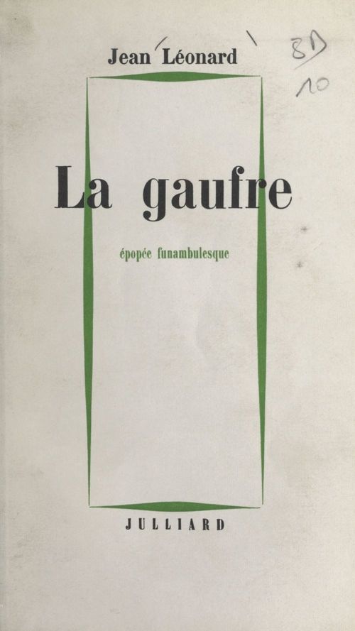 ebook cover of La gaufre, by Jean Leonard