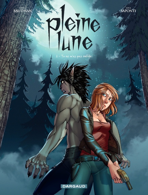 Couverture ebook de Pleine Lune - Tome 2 - Tu ne m'as pas oubliée, de Isabelle Bauthian, Luca Saponti