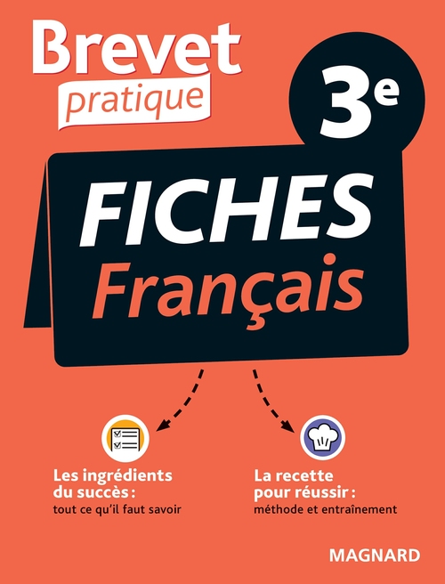 Couverture ebook de Brevet Pratique Fiches Français 3e Brevet 2026, de Sylvie Coly