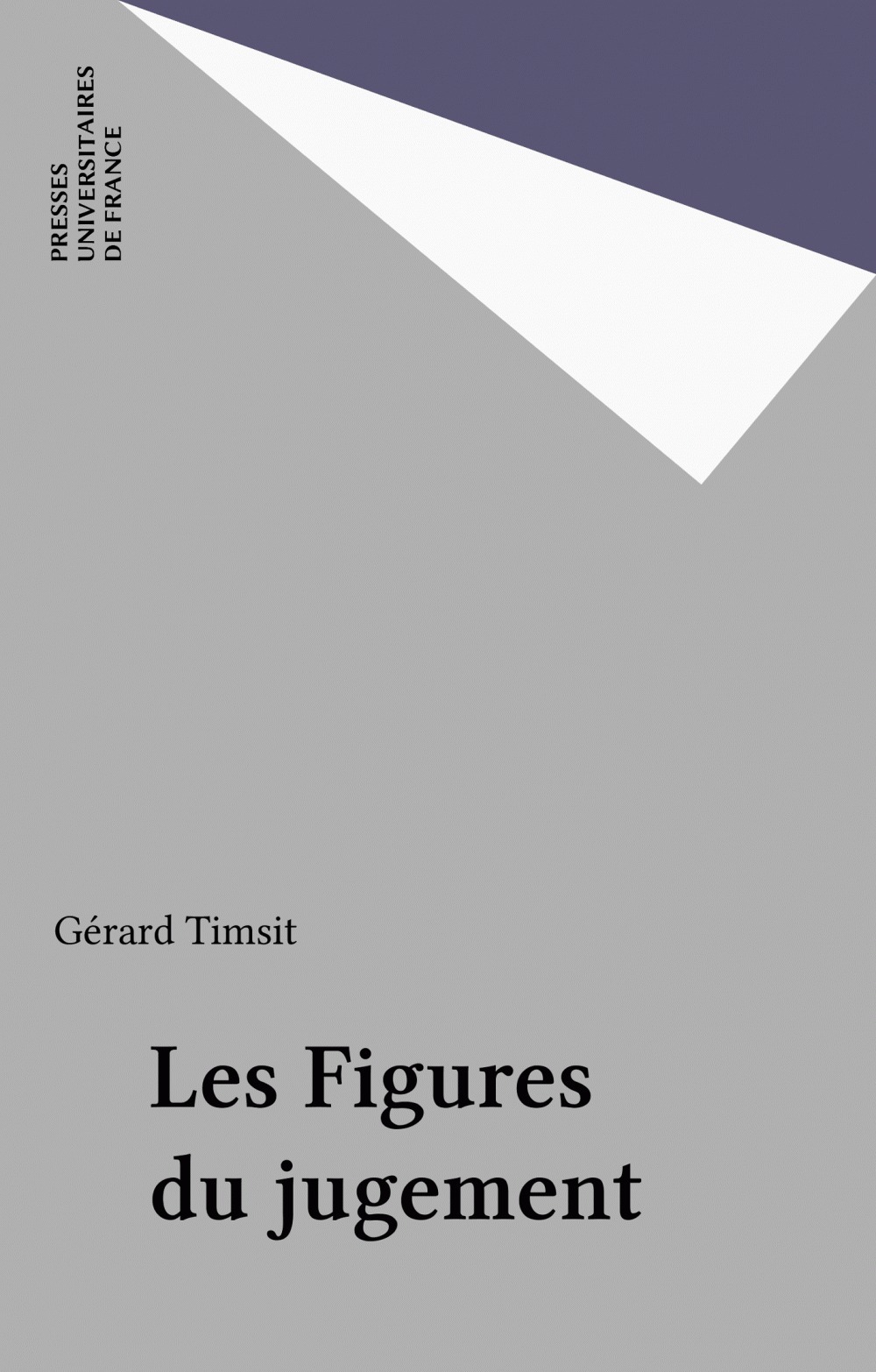 Couverture ebook de Les Figures du jugement, de Gérard Timsit